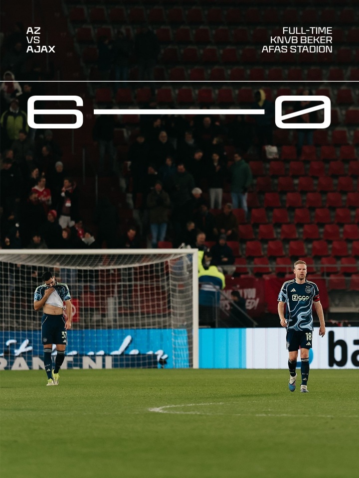 开云APP-全崩了!贾府荷兰杯0-6创近百年最惨痛失利,欧冠倒3联赛落后16分